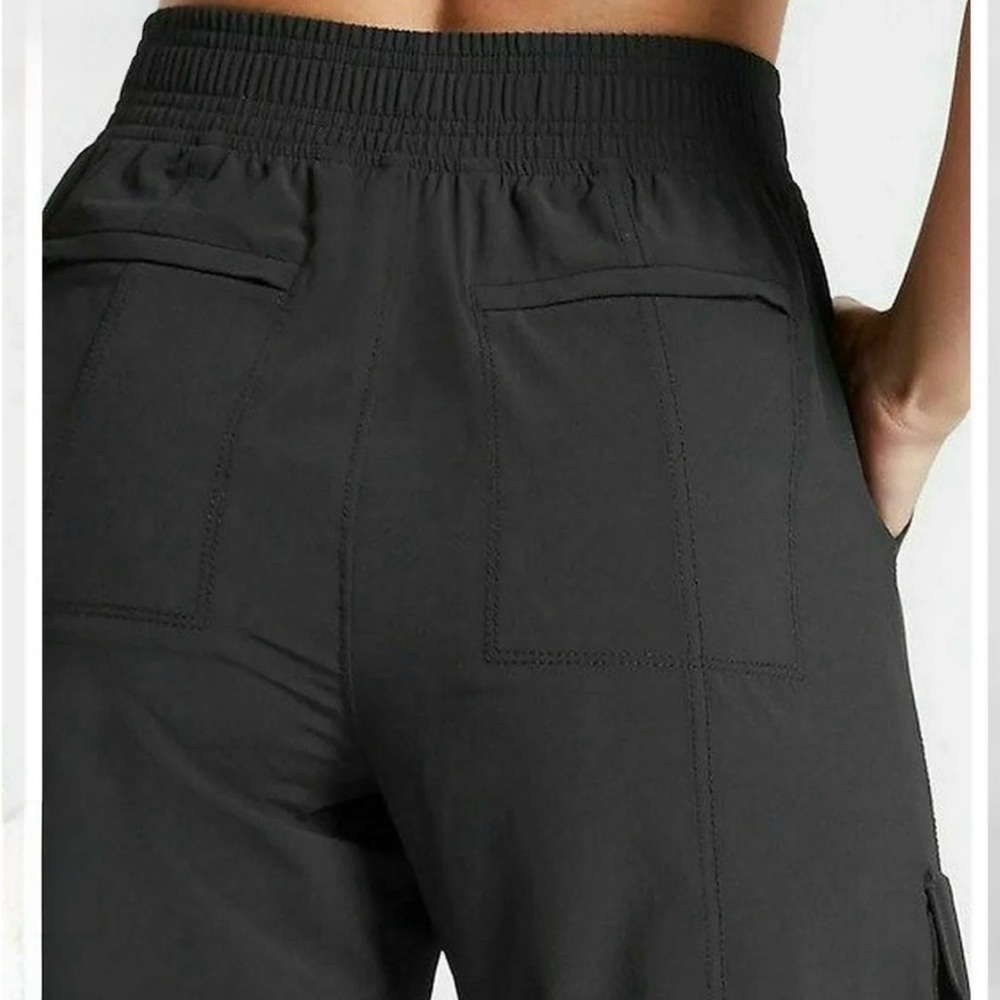 Athleta Black Wide Leg Cargo Pants - Picture 9 of 16